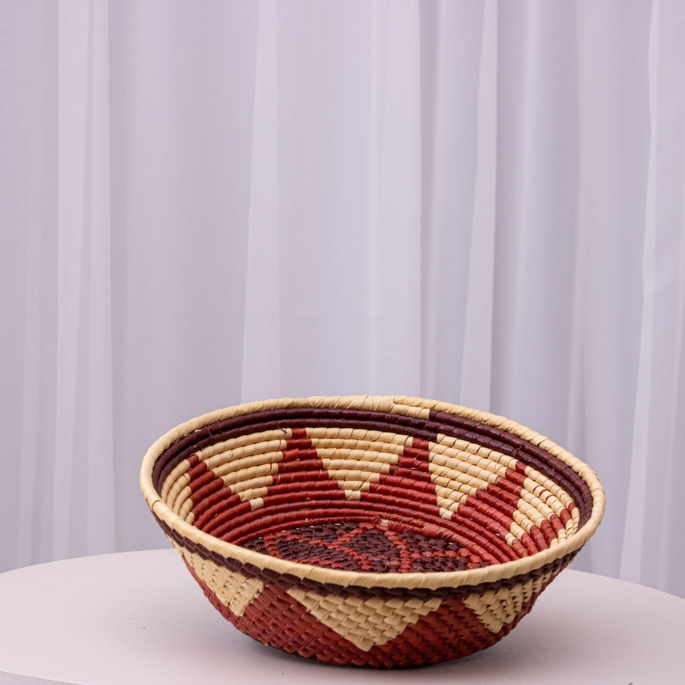 Fruteira Indígena em Fibra Tucumã - Redonda