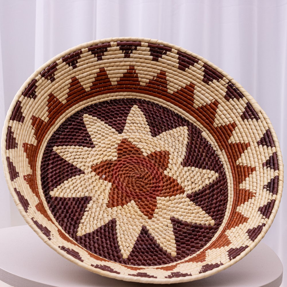 Fruteira Indígena em Fibra Tucumã - Redonda