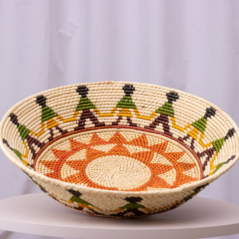 Fruteira Indígena em Fibra Tucumã - Redonda