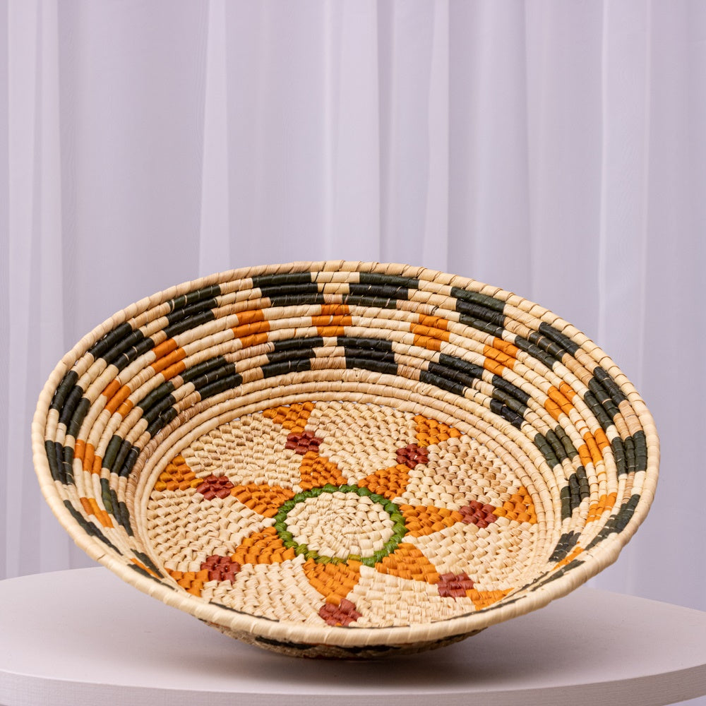 Fruteira Indígena em Fibra Tucumã - Redonda