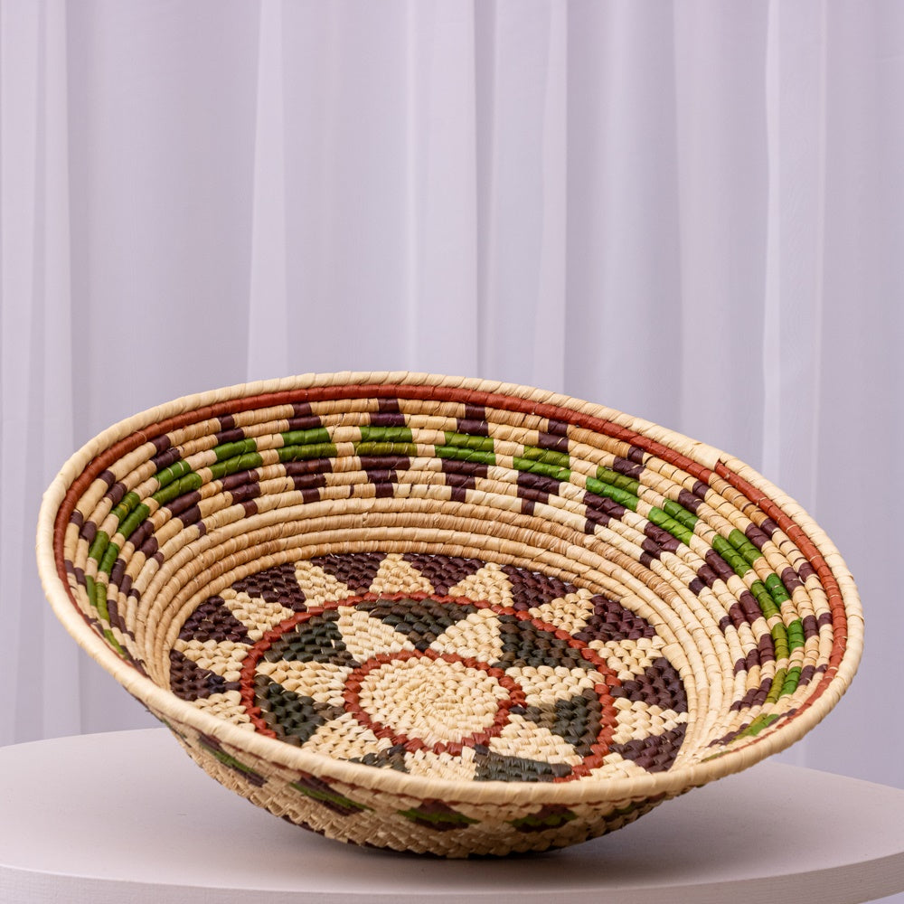 Fruteira Indígena em Fibra Tucumã - Redonda