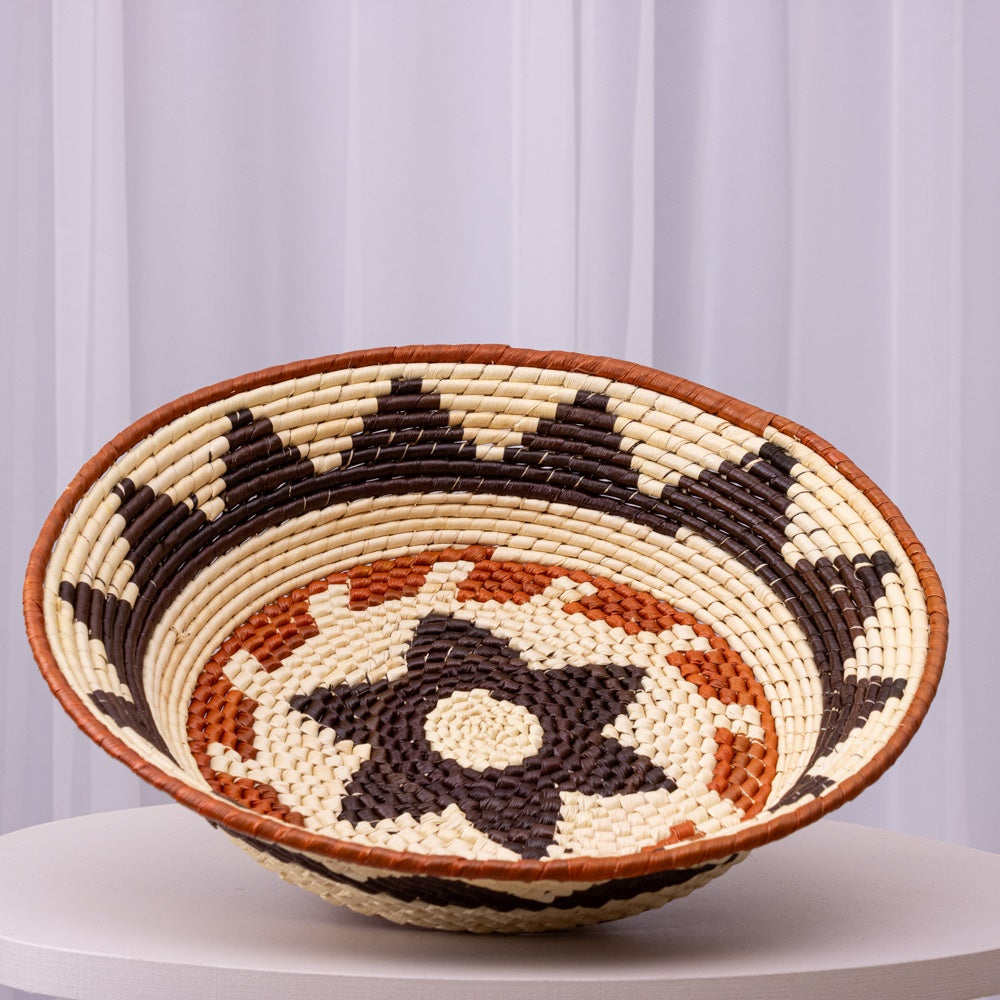 Fruteira Indígena em Fibra Tucumã - Redonda