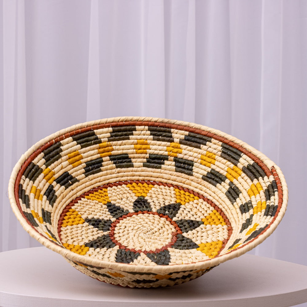 Fruteira Indígena em Fibra Tucumã - Redonda