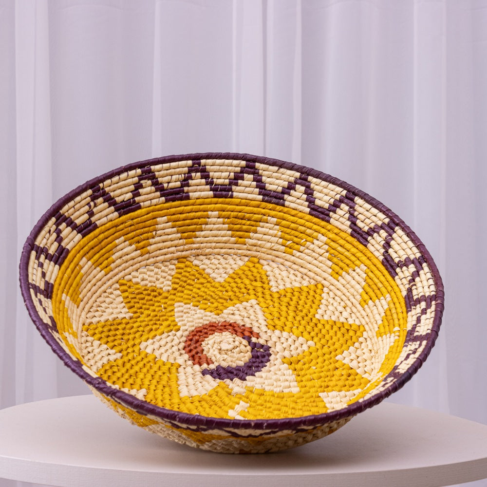 Fruteira Indígena em Fibra Tucumã - Redonda