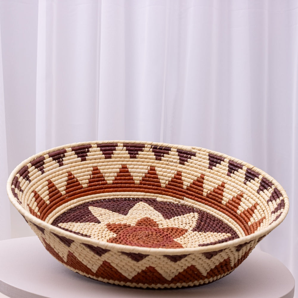 Fruteira Indígena em Fibra Tucumã - Redonda