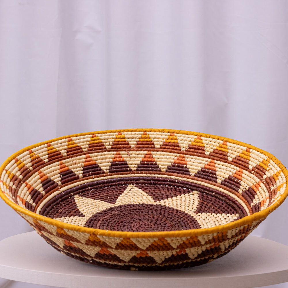 Fruteira Indígena em Fibra Tucumã - Redonda