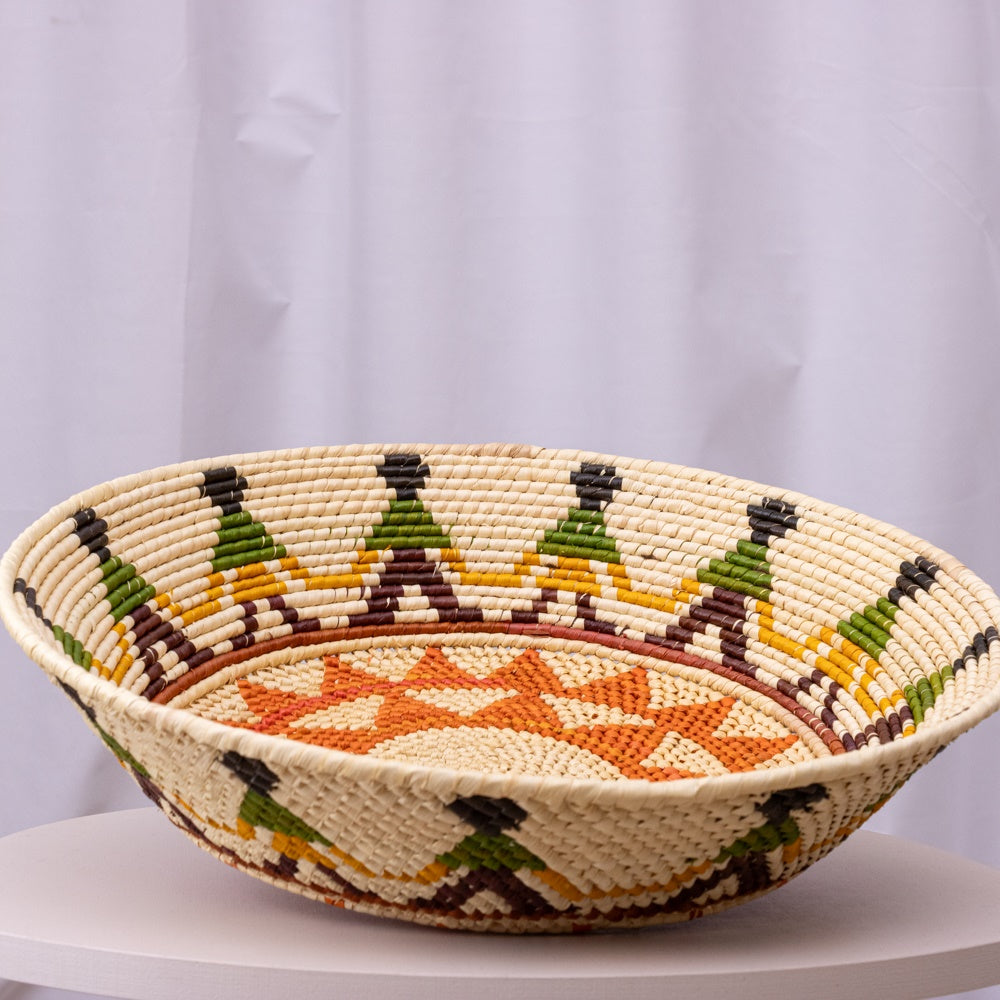 Fruteira Indígena em Fibra Tucumã - Redonda