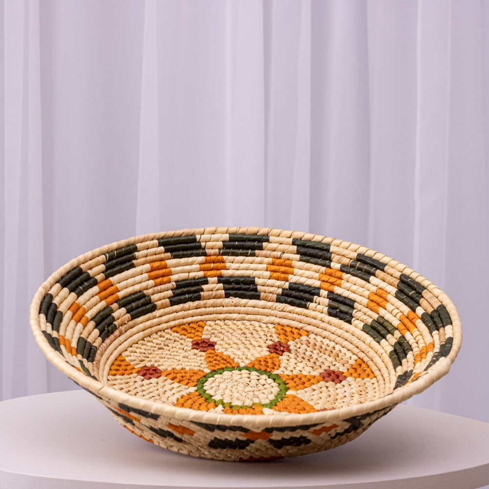 Fruteira Indígena em Fibra Tucumã - Redonda