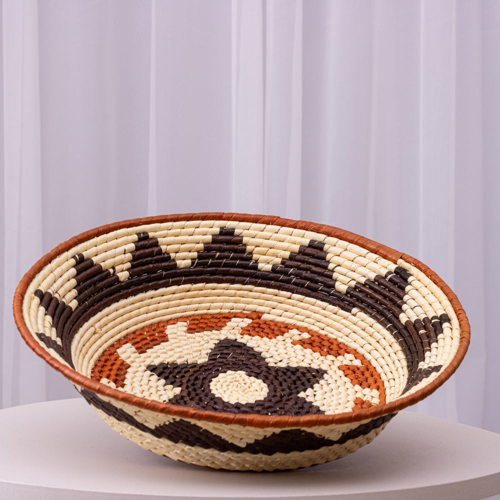 Fruteira Indígena em Fibra Tucumã - Redonda