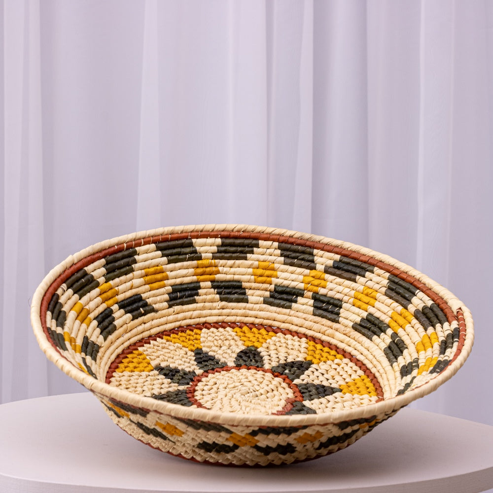 Fruteira Indígena em Fibra Tucumã - Redonda