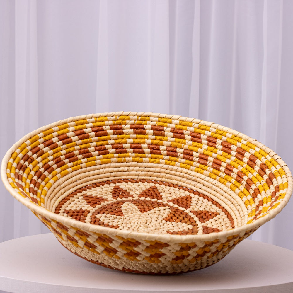 Fruteira Indígena em Fibra Tucumã - Redonda