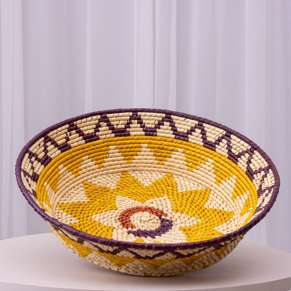 Fruteira Indígena em Fibra Tucumã - Redonda