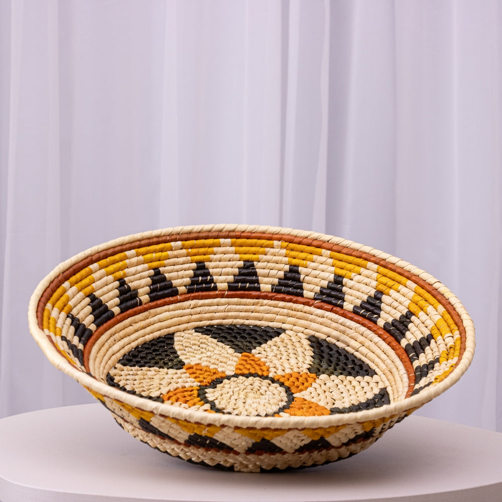 Fruteira Indígena em Fibra Tucumã - Redonda