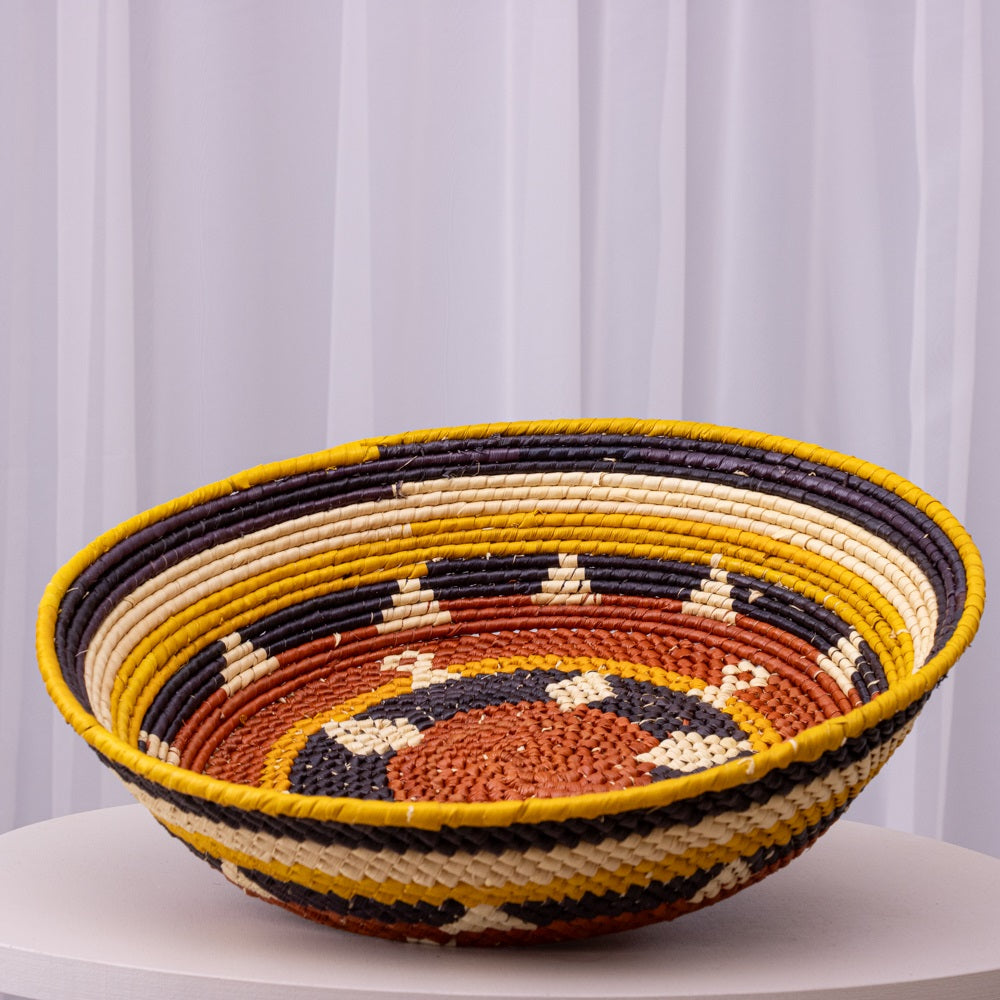 Fruteira Indígena em Fibra Tucumã - Redonda