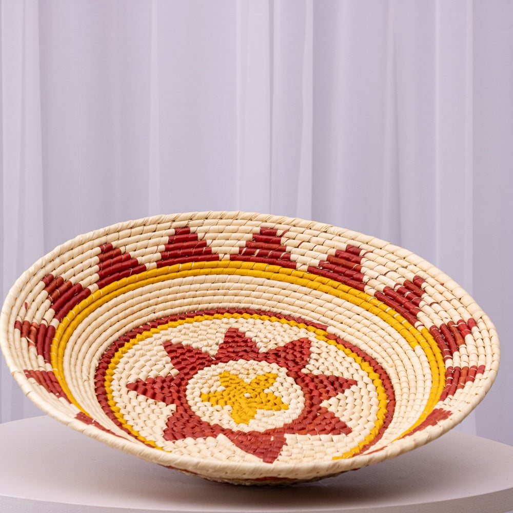 Fruteira Indígena em Fibra Tucumã - Redonda