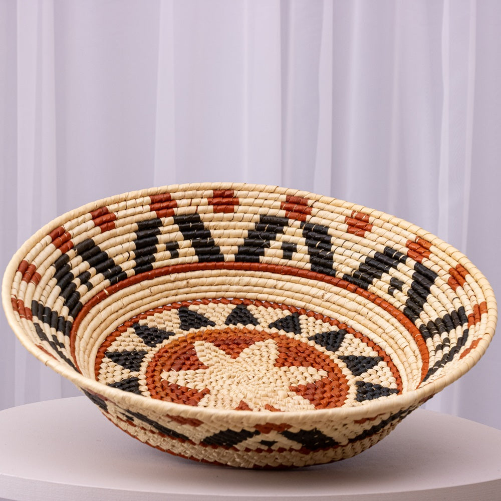 Fruteira Indígena em Fibra Tucumã - Redonda