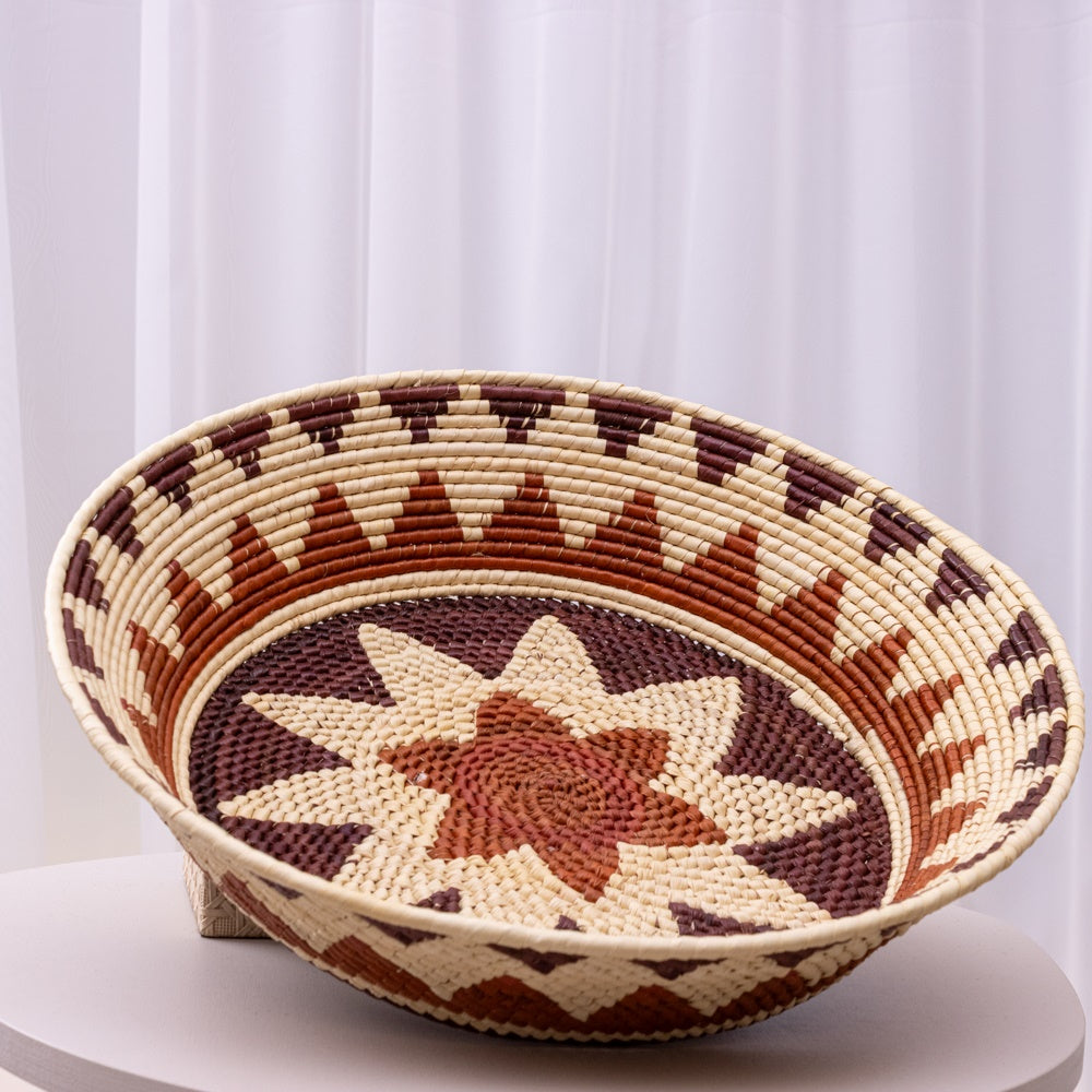 Fruteira Indígena em Fibra Tucumã - Redonda