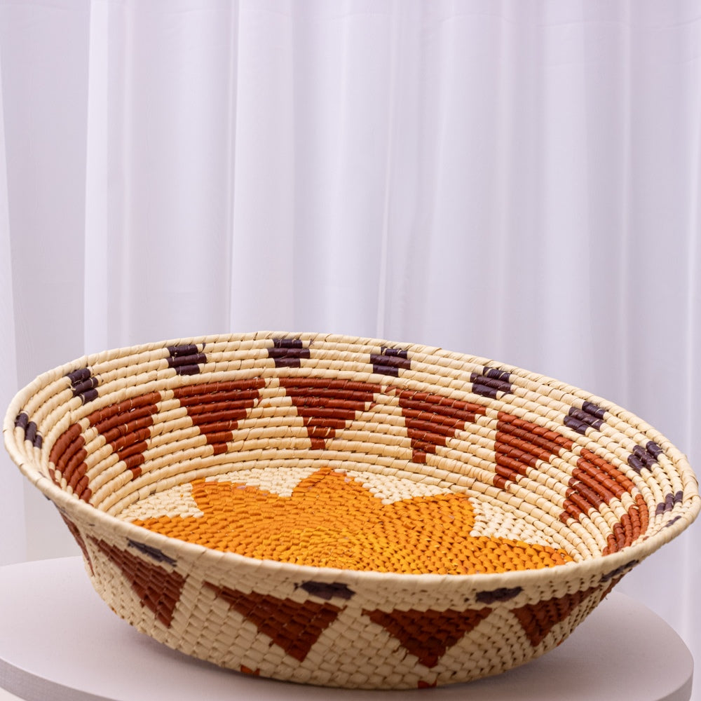 Fruteira Indígena em Fibra Tucumã - Redonda