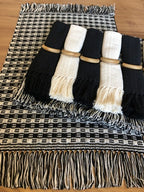 Jogo Americano para 6 lugares - Preto