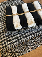 Jogo Americano para 6 lugares - Preto