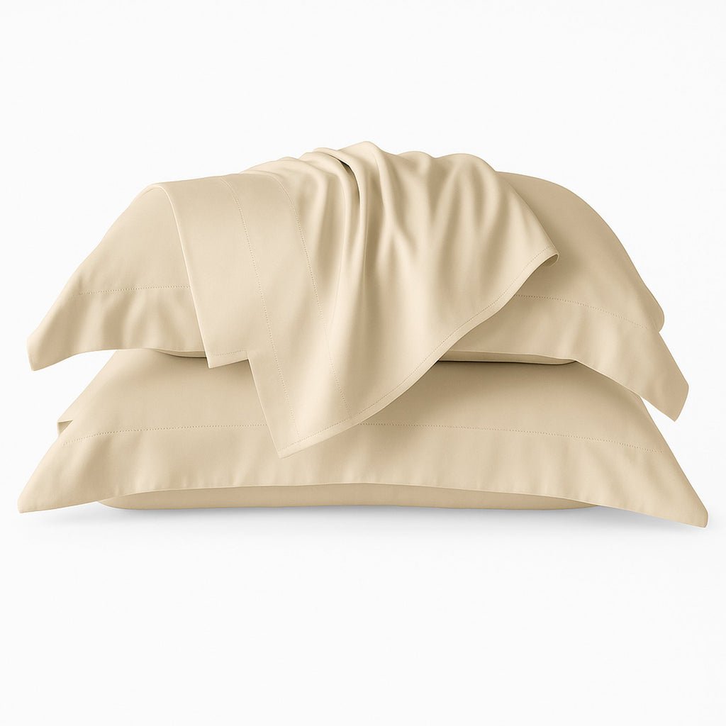 Jogo de Lençol 300 Fios TELLAIO em 100% Fibra de Bambu - (King) - Bege