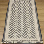 Jogo de Passadeira Amazonas com 3 peças - Cinza