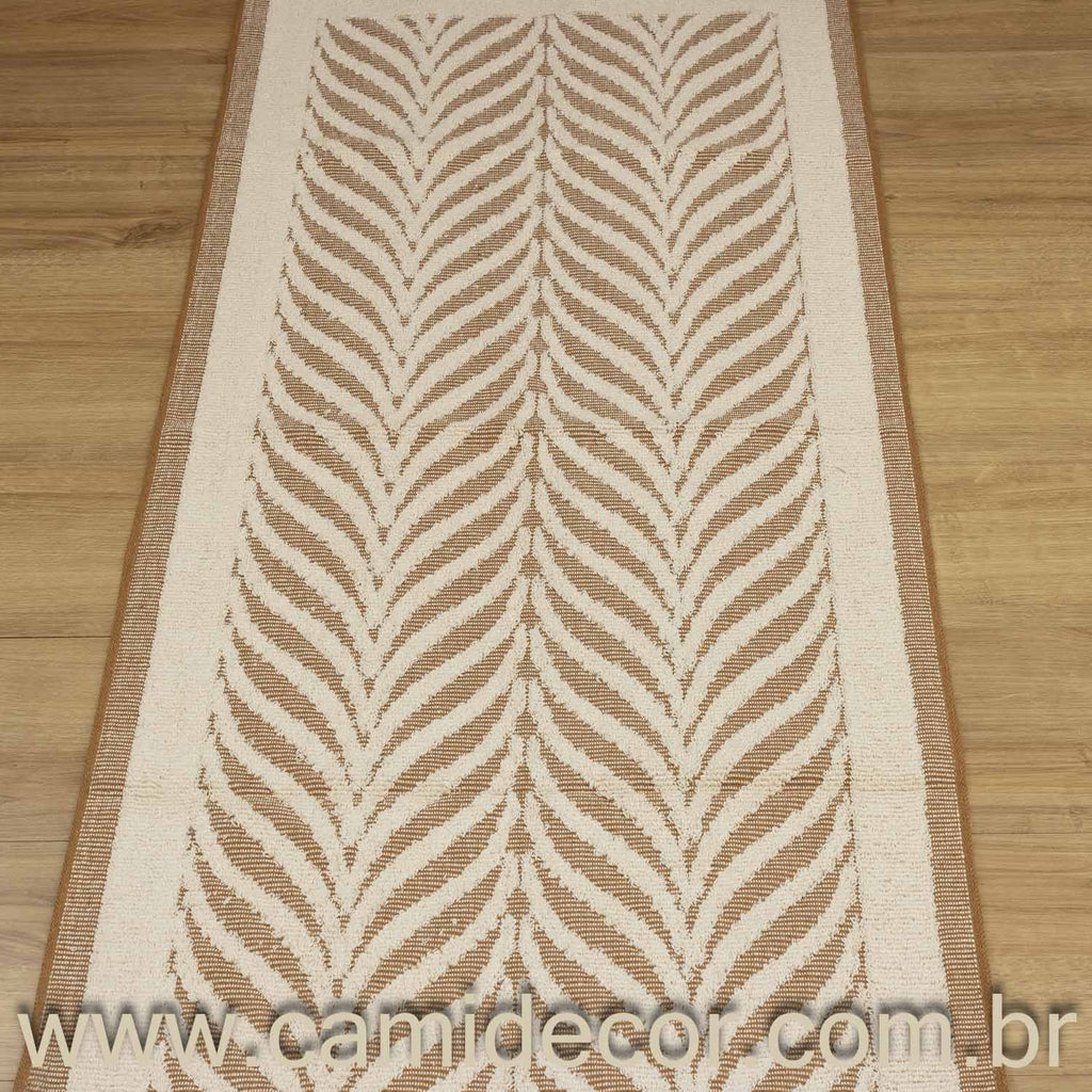 Jogo de Passadeira Amazonas com 3 peças - Marrom Claro