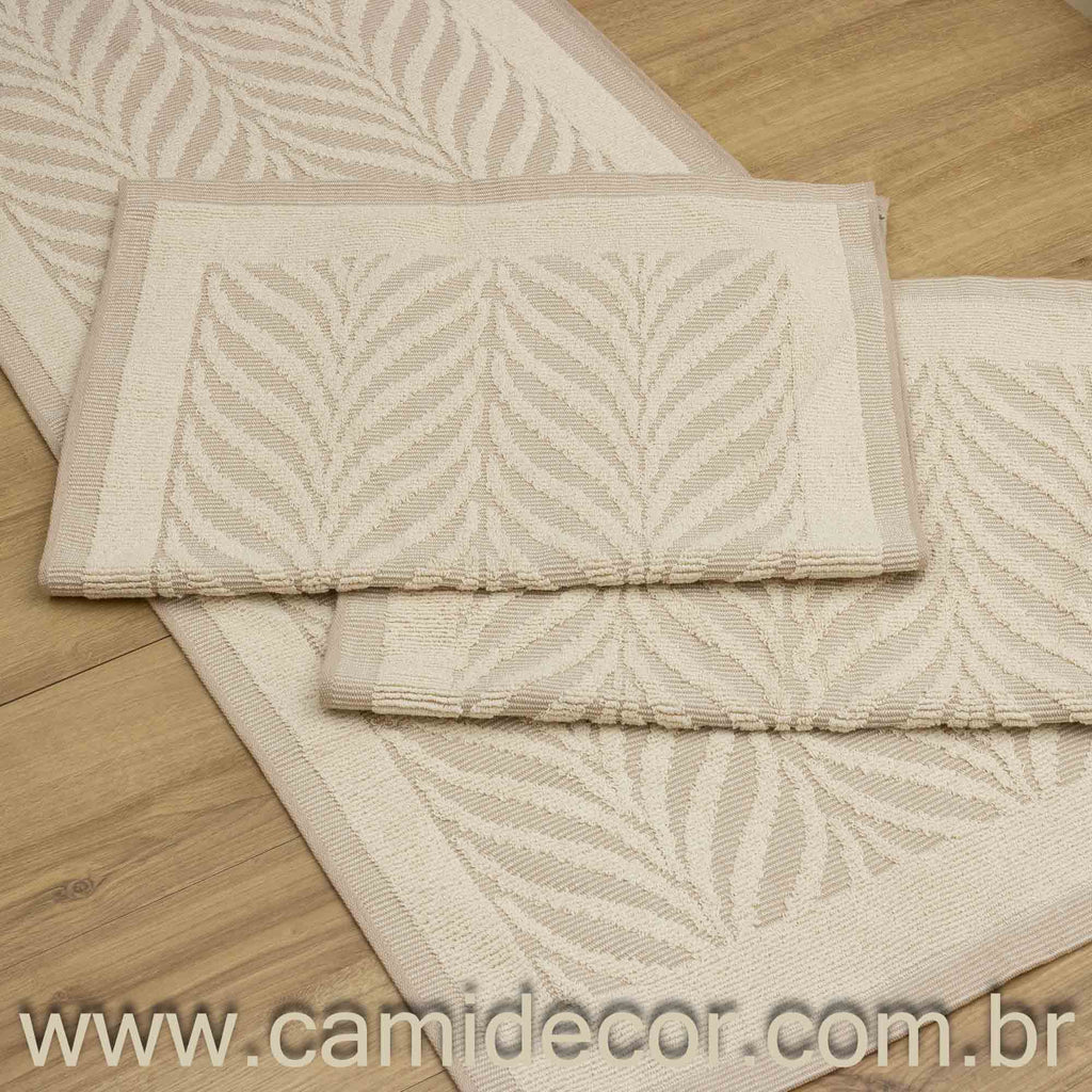 Jogo de Passadeira Amazonas com 3 peças - Nude