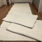 Jogo de Passadeira Boho com 3 peças - Cru