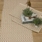 Jogo de Passadeira Cairo com 3 peças - Caramelo