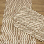 Jogo de Passadeira Cairo com 3 peças - Caramelo