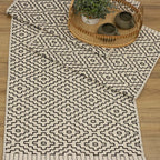 Jogo de Passadeira Cairo com 3 peças - Preto