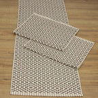 Jogo de Passadeira Cairo com 3 peças - Preto