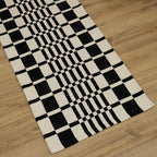 Jogo de Passadeira Califórnia com 3 peças - Preto