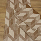 Jogo de Passadeira Capri com 3 peças - Caramelo