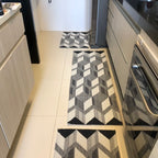 Jogo de Passadeira Capri com 3 peças - Preto