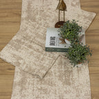 Jogo de Passadeira Carrara com 3 peças - Bege