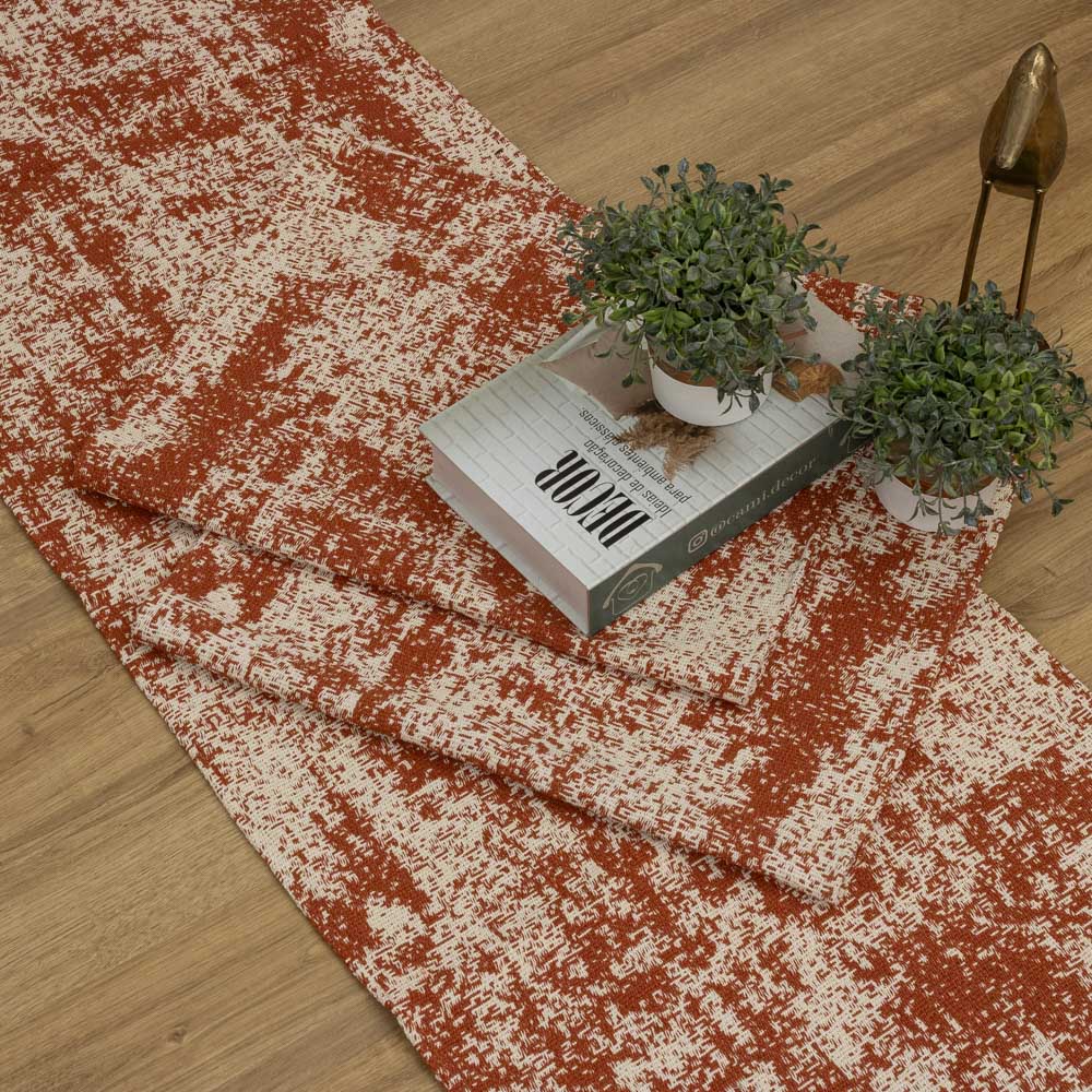 Jogo de Passadeira Carrara com 3 peças - Terracota