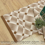 Jogo de Passadeira Dubai com 3 peças - Marrom Claro