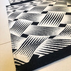 Jogo de Passadeira Dubai com 3 peças - Preto