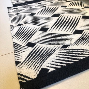 Jogo de Passadeira Dubai com 3 peças - Preto