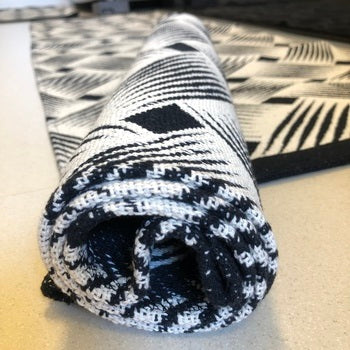 Jogo de Passadeira Dubai com 3 peças - Preto