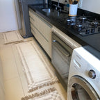 Jogo de Passadeira Dupla Face com 3 peças - Caramelo