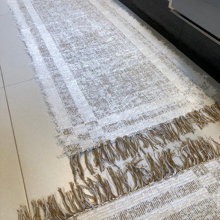 Jogo de Passadeira Dupla Face com 3 peças - Caramelo