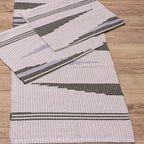 Jogo de Passadeira Florença Bico com 3 peças - Verde Escuro e Cinza