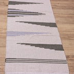 Jogo de Passadeira Florença Bico com 3 peças - Verde Escuro e Cinza