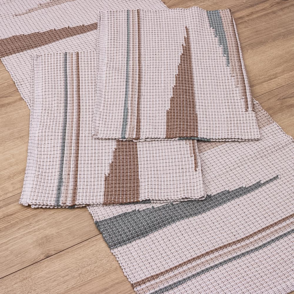 Jogo de Passadeira Florença Bico com 3 peças - Verde Oliva