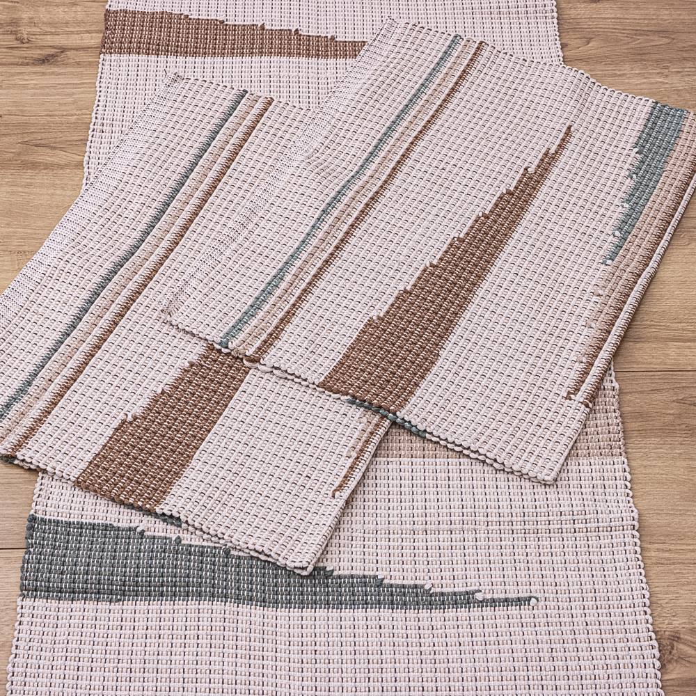 Jogo de Passadeira Florença Bico com 3 peças - Verde Oliva