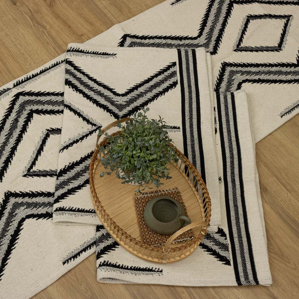 Jogo de Passadeira Inca com 3 peças - Cru