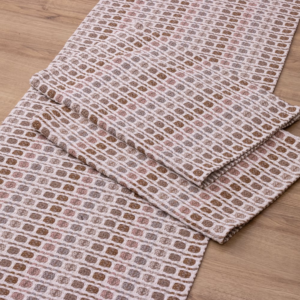 Jogo de Passadeira Indiano em algodão com 3 peças - Pasteis